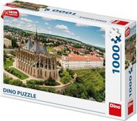 DinoToys Dino puzzel - sint barbarakerk in tsjechië - 1000 stukjes