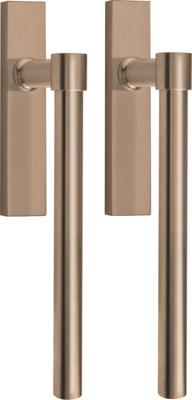 Formani Set paarsgewijs hefschuifdeurbeslag Piet Boon ONE PB230PAY incl. cilindergat PC69 - PVD licht brons