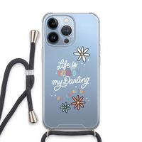 Tough Life: iPhone 13 Pro Transparant Hoesje met koord