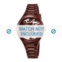 Horlogeband Calypso K5678-3 Rubber Bruin 12mm - thumbnail