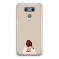 I drink wine: LG G6 Transparant Hoesje