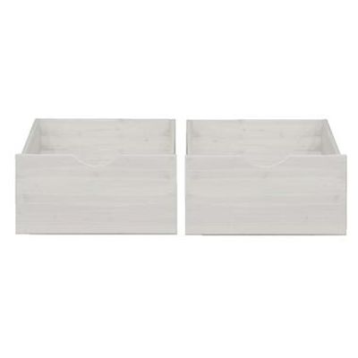 Opberglades Jop - whitewash (2 stuks)