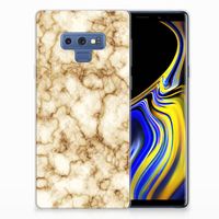 Samsung Galaxy Note 9 TPU Siliconen Hoesje Marmer Goud