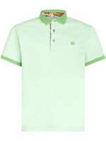 ETRO polo à logo Pegaso - Vert