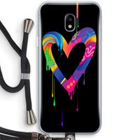 Melts My Heart: Samsung Galaxy J3 (2017) Transparant Hoesje met koord