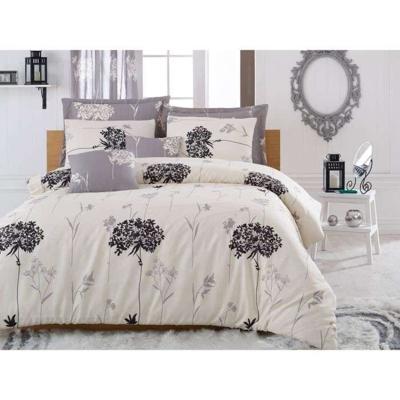 Beddengoedset - 1 dekbedovertrek 220 x 240 cm + 2 kussenslopen 60 x 60 cm - 65% katoen, 35% polyester - Beige