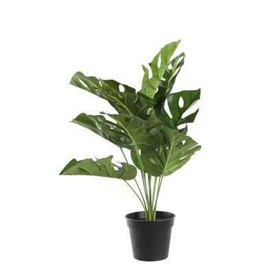 Kunstplant Monstera in bloempot - Groen - 42 x 51 cm