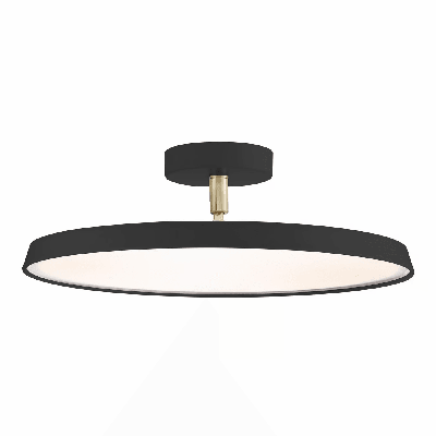 Plafondlamp zwart Nordlux &apos;Kaito 2 pro&apos; LED verstelbaar 24W 1600Lm 2700K 40 cm