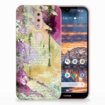 Smartphone hoesje Nokia 4.2 Letter Painting Smartphone hoesje Nokia 4.2 Letter Painting
