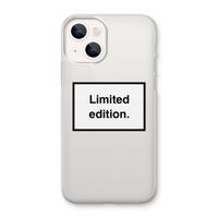Limited edition: iPhone 13 mini Transparant Hoesje
