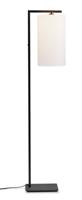 Vloerlamp Boston - Zwart/Wit - 30x25x160cm