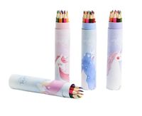 Unicorn kleurpotloden junior 19 cm 12 delig - thumbnail