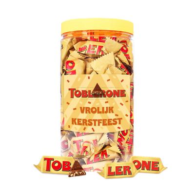 Toblerone Mini "Vrolijk Kerstfeest" - chocolade kerstcadeau - 500g