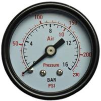 Aerotec Manometer 9415451 Aansluiting (manometer): Achterkant Schroefdraad (buiten) 1/4 1 stuk(s) - thumbnail