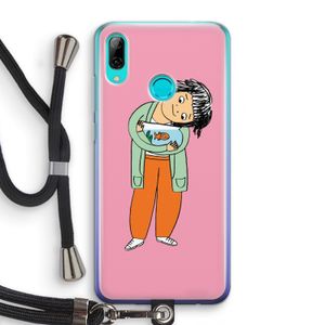 Visknuffel: Huawei P Smart (2019) Transparant Hoesje met koord