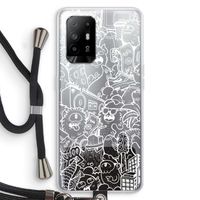 Vexx City #2: Oppo A94 5G Transparant Hoesje met koord