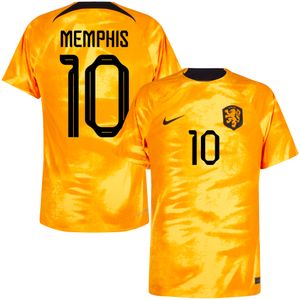 Nederlands Elftal ADV Match Shirt Thuis 2022-2023 + Memphis 10