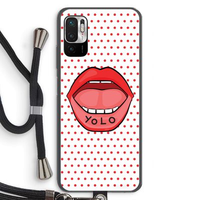 Yolo Denise: Xiaomi Redmi Note 10 5G Transparant Hoesje met koord