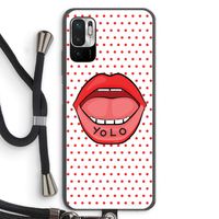Yolo Denise: Xiaomi Redmi Note 10 5G Transparant Hoesje met koord