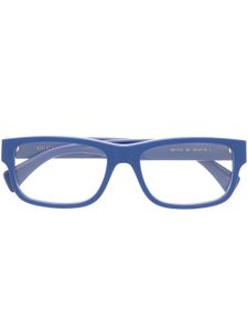 Gucci Eyewear lunettes de vue à monture rectangulaire - Bleu