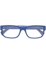 Gucci Eyewear lunettes de vue à monture rectangulaire - Bleu