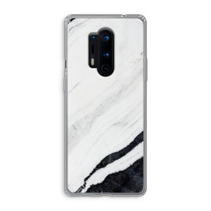 Elegante marmer: OnePlus 8 Pro Transparant Hoesje