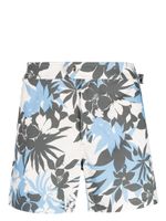 TOM FORD short de bain à imprimé tropical Flower - Tons neutres