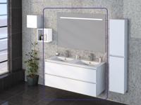 Wiesbaden SEPHIA compleet badmeubel 120cm mat-wit