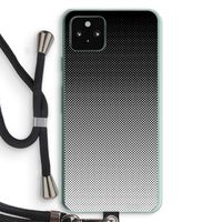 Musketon Halftone: Pixel 5a 5G Transparant Hoesje met koord
