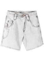 Brunello Cucinelli short en jean à poches multiples - Gris - thumbnail