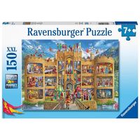 Ravensburger Kinderpuzzel 150 XXL Kijkje in het ridderkasteel - thumbnail