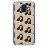 Bonjour mon amour: Samsung Galaxy A6 (2018) Transparant Hoesje