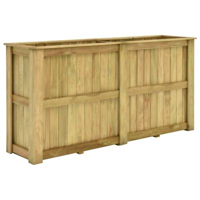 Plantenbak verhoogd 196x50x100 cm geïmpregneerd grenenhout