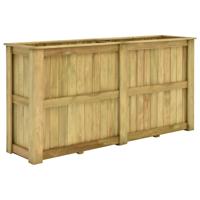 Plantenbak verhoogd 196x50x100 cm geïmpregneerd grenenhout