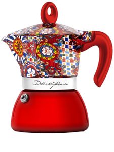 Dolce & Gabbana x Bialetti Moka cafetière Induction 2 tasses - Rouge