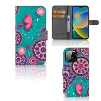 iPhone 14 Pro Max Hoesje Cirkels en Vlinders
