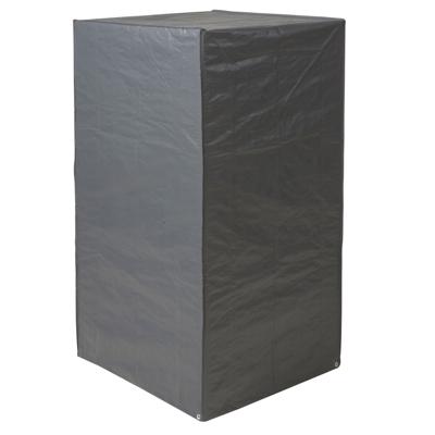Beschermhoes voor stapelstoelen - 2x - grijs - 140 x 70 cm