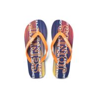 Heren Slippers Jack & Jones JFWLOGO 2.0 FLIP FLOP Oranje Schoenmaat 42-43