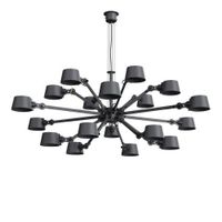 Tonone Bolt Chandelier 18 arms Hanglamp - Donkergrijs