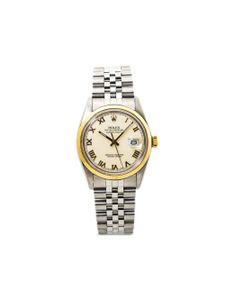 Rolex montre Datejust 36 mm pre-owned - Tons neutres