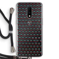 Hartjes: OnePlus 7 Transparant Hoesje met koord