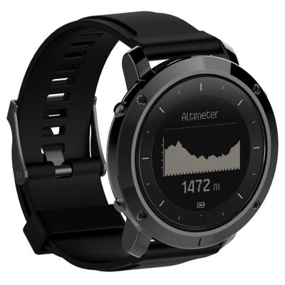 Siliconen vervangende polsband voor SUUNTO traverse (zwart)