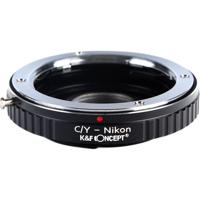 K&F Lens Adapter Contax Yashica - Nikon F (met glas)