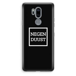 Negenduust black: LG G7 Thinq Transparant Hoesje