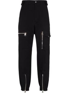 Alexander McQueen pantalon fuselé à détails de zips - Noir