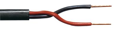 Tasker TASR-C265-BLK Luidsprekerkabel Op Rol 2x 1.00 Mm² 100 M Transparant