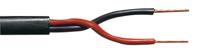 Tasker TASR-C265-BLK Luidsprekerkabel Op Rol 2x 1.00 Mm² 100 M Transparant
