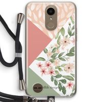 Sweet heaven geometrics: LG K10 (2017) Transparant Hoesje met koord