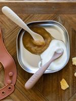 Set van 2 ergonomische lepels 1e leeftijd BEABA beige