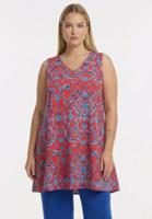 Yoek Singlet swing SHELLSCAPE | Light Red | Maat 58/60